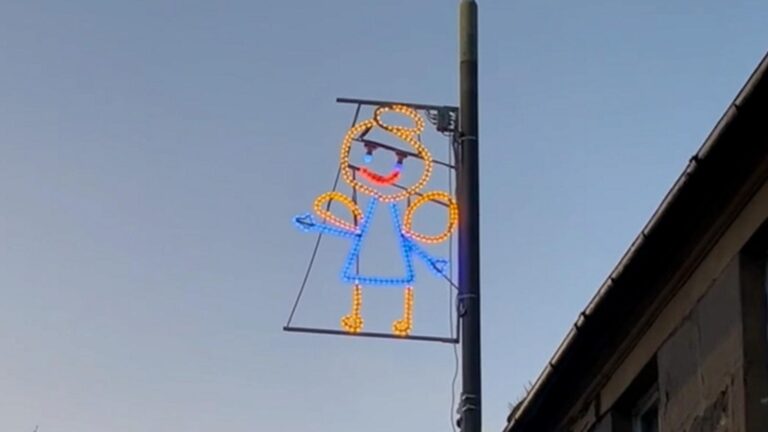 WATCH:  This Scottish town’s Christmas lights were designed by local students