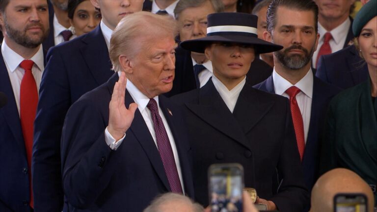 WATCH:  Donald Trump sworn in as 47th US president