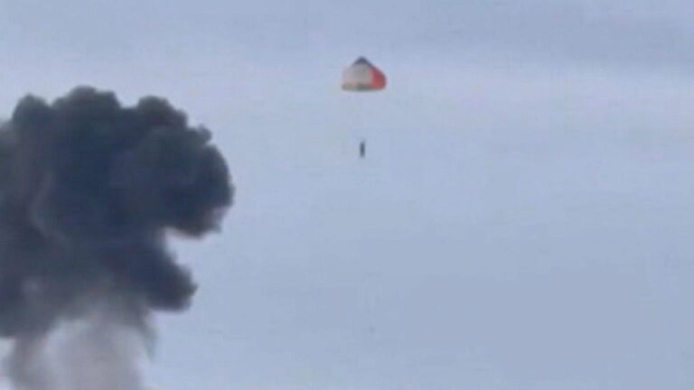 WATCH:  F-35 jet crashes in Alaska, pilot ejects safely