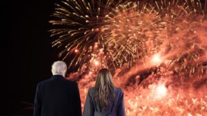 Trump inauguration live updates: Incoming first family takes in fireworks show