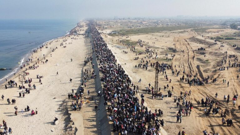 Middle East live updates: Crowds trek into northern Gaza amid fragile ceasefire