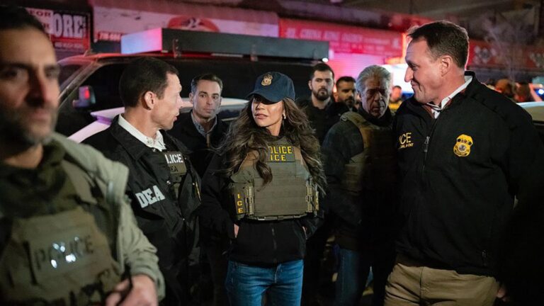 DHS Secretary Kristi Noem joins immigration enforcement operations in NYC