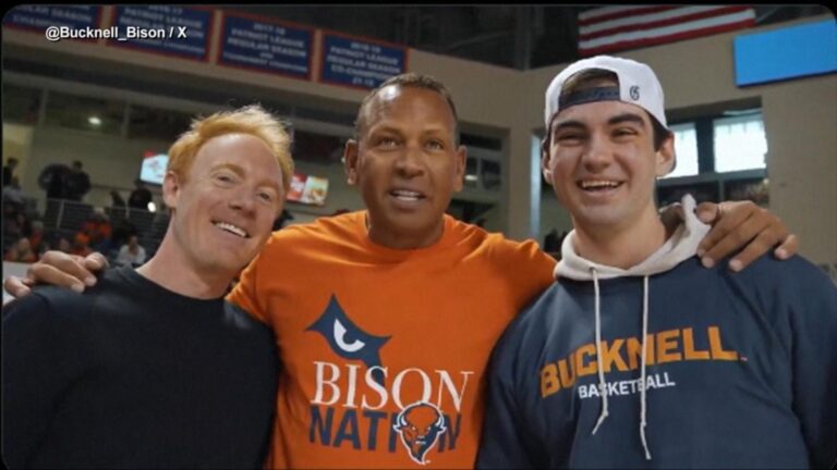 WATCH:  A-Rod sinks half-court shot, winning student $10,000