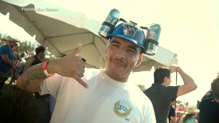 WATCH:  The Florida Man Games return with beer, police officers