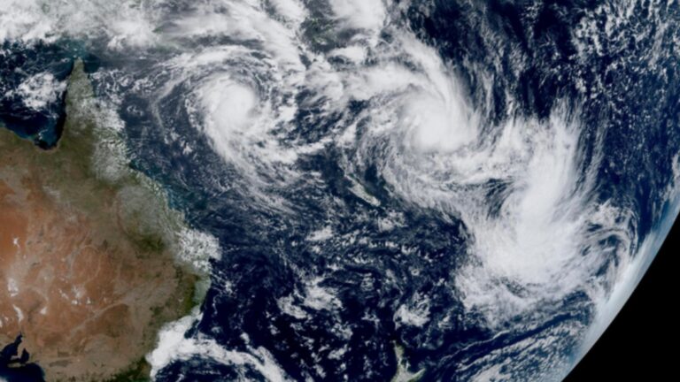 Three tropical cyclones are swirling in the South Pacific