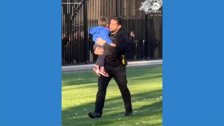 WATCH:  Secret Service intercept child who slipped through White House fence