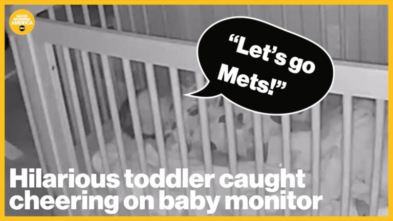 WATCH:  Hilarious 2-year-old caught chanting ‘Let’s go, Mets’ on baby monitor