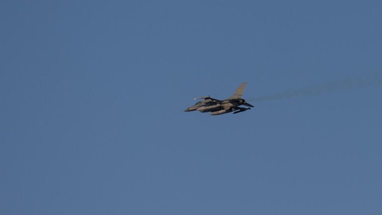 Ukraine loses F-16 fighter amid massed Russian drone, missile attack