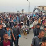 At least 21 killed by Israeli gunfire near Gaza aid site, health ministry says