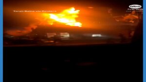 WATCH:  Moment a Utah strip mall explodes after vehicle crash