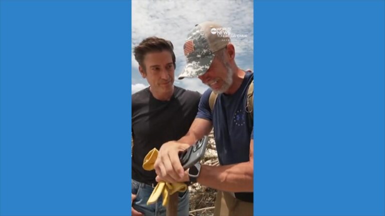 WATCH:  David Muir speaks with Texas son still searching for parents after flooding