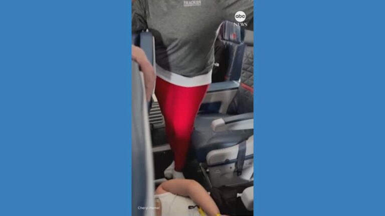 WATCH:  Grandmother takes down unruly passenger on Delta flight