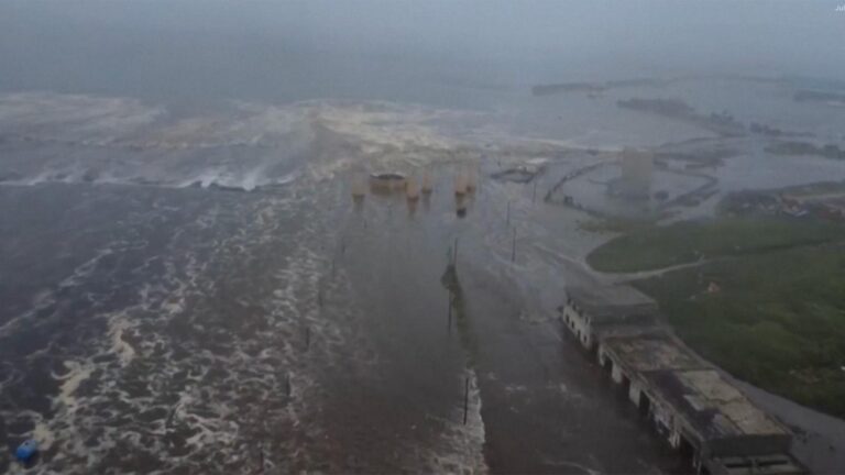 WATCH:  Tsunami waves swamp Russian coastal town