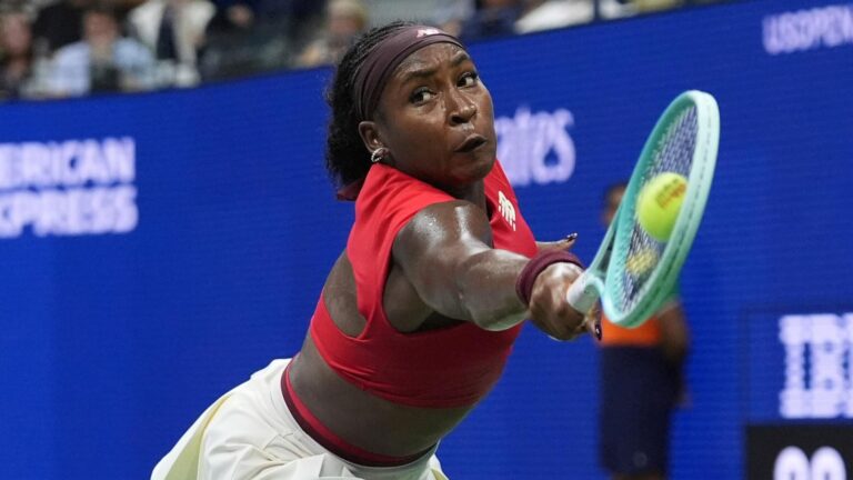 Coco Gauff secures 1st round win at US Open after nearly 3-hour match