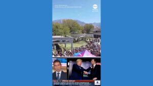 WATCH:  Charlie Kirk shooting: Crowd runs and takes cover amid gunfire
