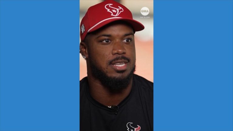 WATCH:  Houston Texans’ Azeez Al-Shaair on his bond with coach Nick Caley