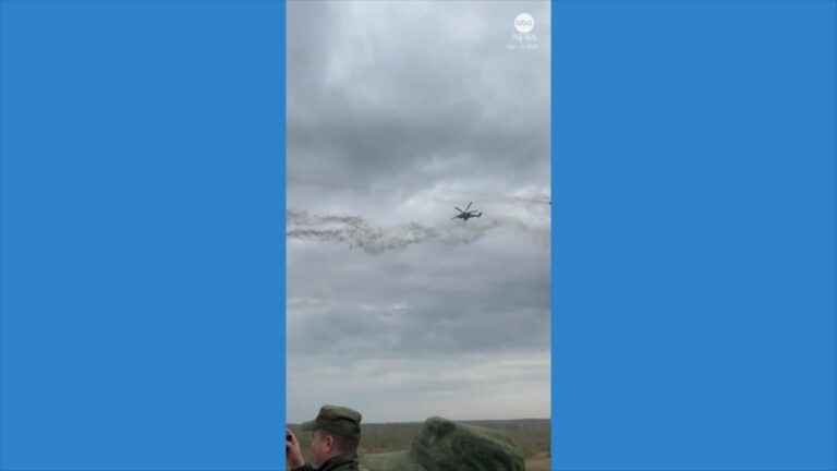 WATCH:  Russian, Belarusian forces take part in war games amid heightened tensions in Europe