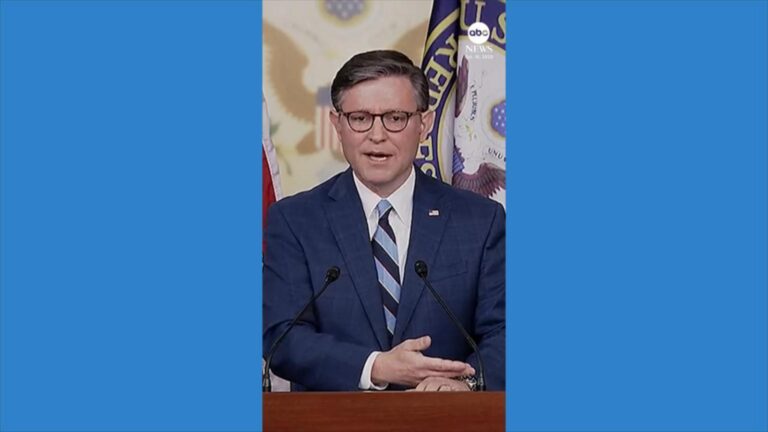 WATCH:  House Speaker Mike Johnson on alleged Young Republicans group chat