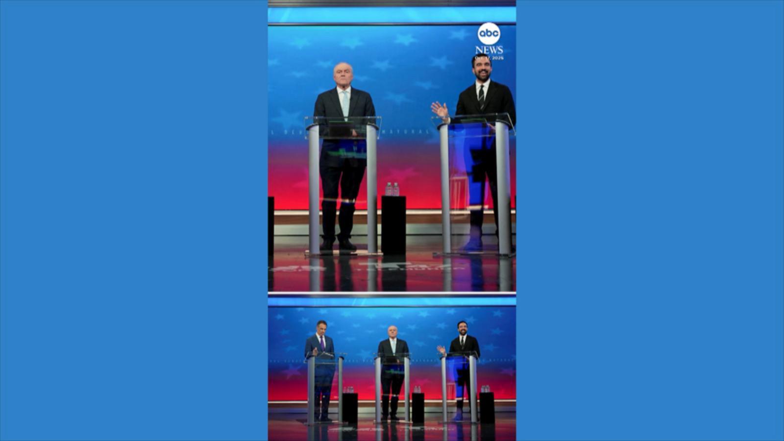 WATCH:  NYC mayoral candidates square off in first debate