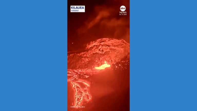 WATCH:  Hawaii’s Kilauea volcano spews lava in latest eruption